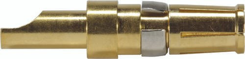 HARTING Crimpkontakt aus Kupferlegierung und Messing mit Goldbeschichtung 10A 09 69 182 7420 - Bild 1