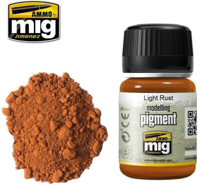 AMMO by MIG Jimenez Pigment Light Rust, Braun - Bild 1