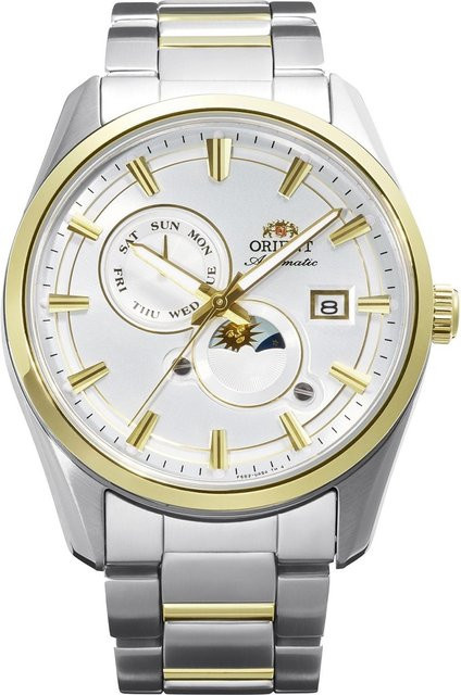 Orient Armbanduhr Stretto Sun & Moon, Automatik, Edelstahl, 42 mm, Herren - Bild 1
