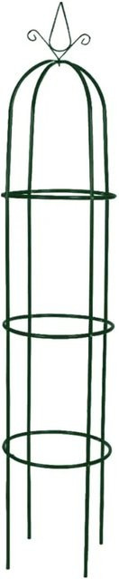 vidaXL Garten-Ranktürme aus Eisen, 2 Stück, Dunkelgrün, H x B x T: 190 x 38 x 38 cm - Bild 1