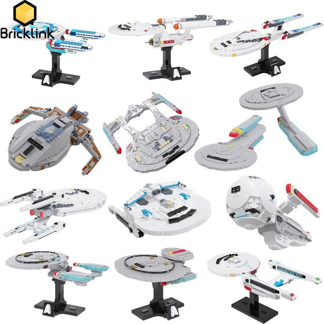 Bricklink MOC Star Movie Raumschiff USS Enterprise Classic Collection NCC-1701, Raumschiff-Sets, Bausteine - Bild 1