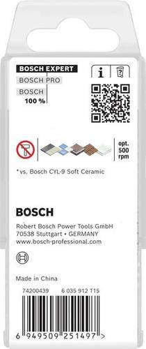 Bosch Keramikbohrer Set mit Carbide-Spitze, 5 Stück, Weiß - Bild 1