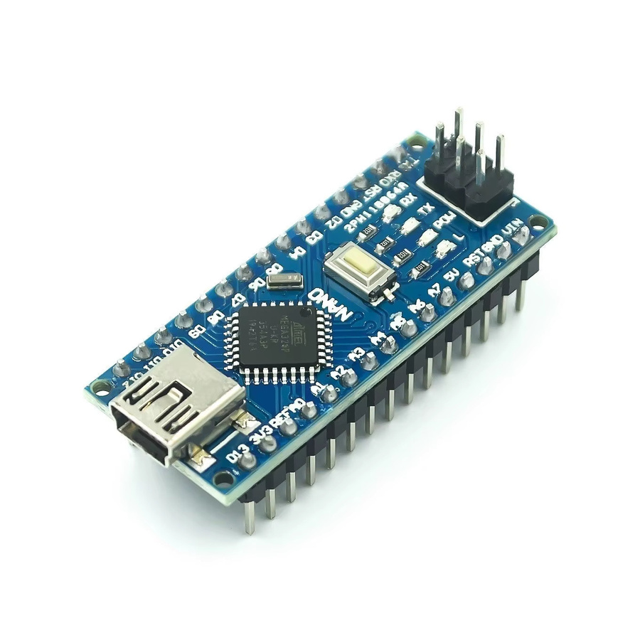 Arduino Nano Mini mit USB-C und Micro USB, ATmega328P, 16MHz, Bootloader-kompatibler Red Controller, Blau - Bild 2