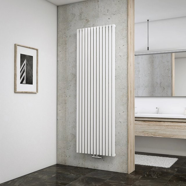 Schulte Design-Heizkörper Lyon in Alpinweiß, H x B: 180 x 60,6 cm, 1.423 W - Bild 1