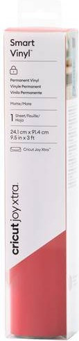 Cricut Smart Vinyl Permanent Joy Xtra Folie in Rot mit einer Breite von 91,4 cm - Bild 1