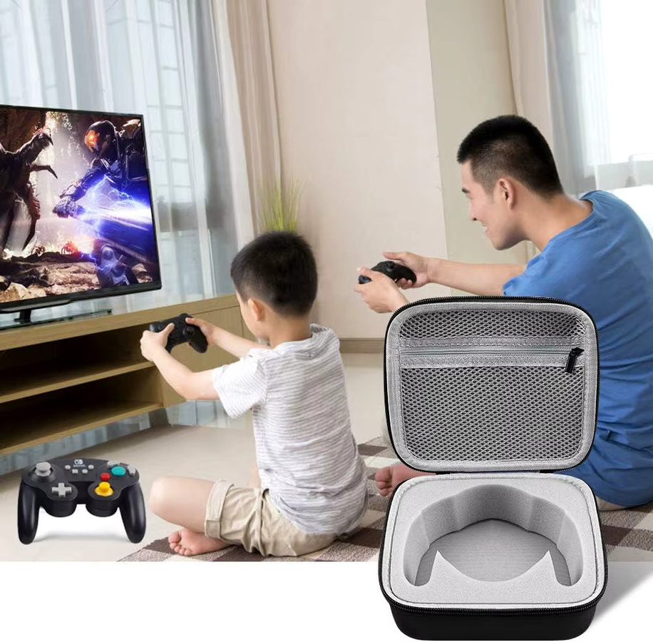 Paiyule Hartschalen-Aufbewahrungstasche in Schwarz für PowerA und PDP Gamecube-Controller sowie Nintendo Switch Wired/Wireless Gamepads - Bild 5
