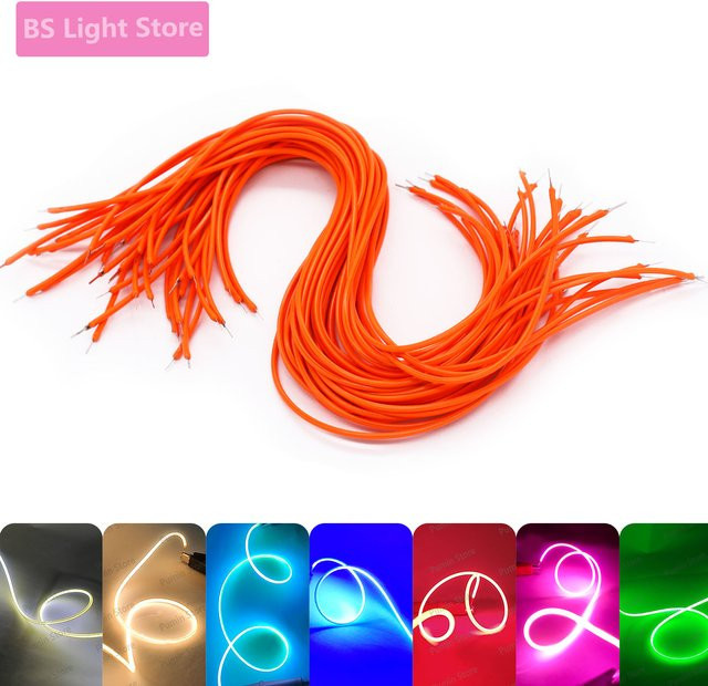 Flexibles LED-Filament 3V für Retro Edison Glühbirnen, RGB Multicolour, Länge: 36 cm, 2200K - Bild 1