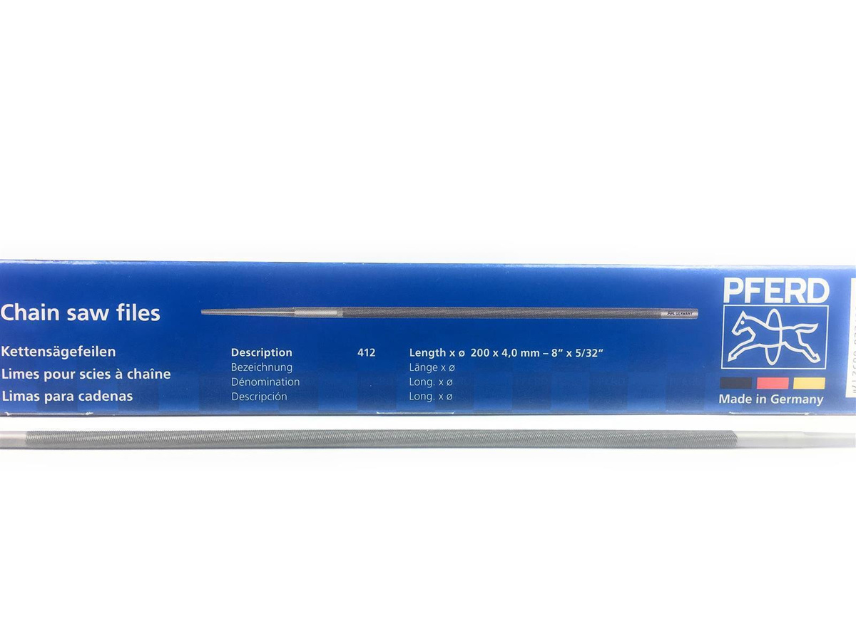 PFERD Kettensägefeile Rundfeile Silber 6er Pack Durchmesser: 5,16 mm - Bild 1
