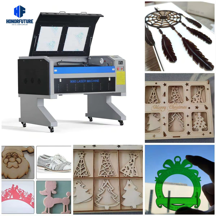 Honorfuture CO2 Laser Gravurmaschine 1390 mit 100 Watt für Holz und Acryl - Bild 2