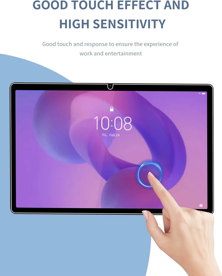 Displayschutzfolie aus gehärtetem Glas für Lenovo Yoga Idea Tab Pro AI Plus Legion Gen 2 3 Pad Pro GT 13 11.1, transparent - Bild 6