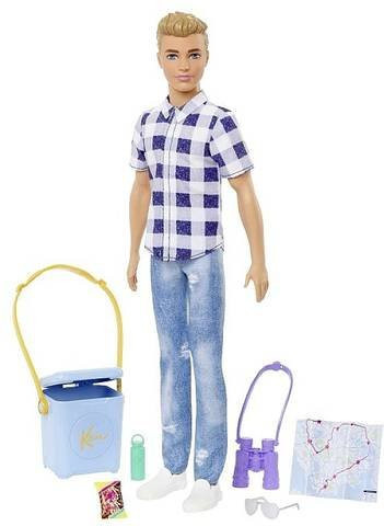 Mattel Barbie Abenteuer zu zweit Ken Camping-Puppe mit Zubehör HHR66 - Bild 1