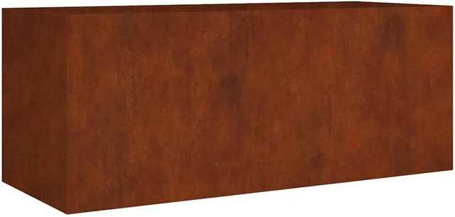 vidaXL Hochbeet aus Cortenstahl in Braun, B/T/H: 200 x 80 x 80 cm - Bild 1