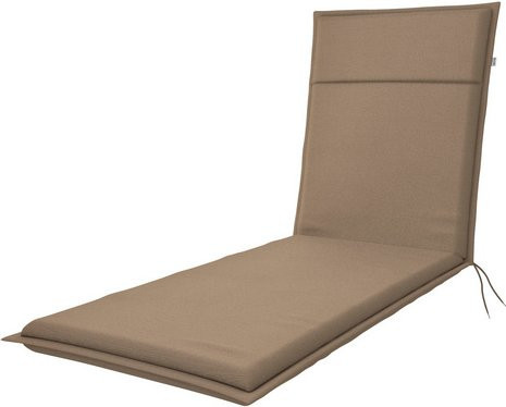 DOPPLER Liegenauflage Life in Braun, L x B x H: 195 x 58 x 4 cm - Bild 1