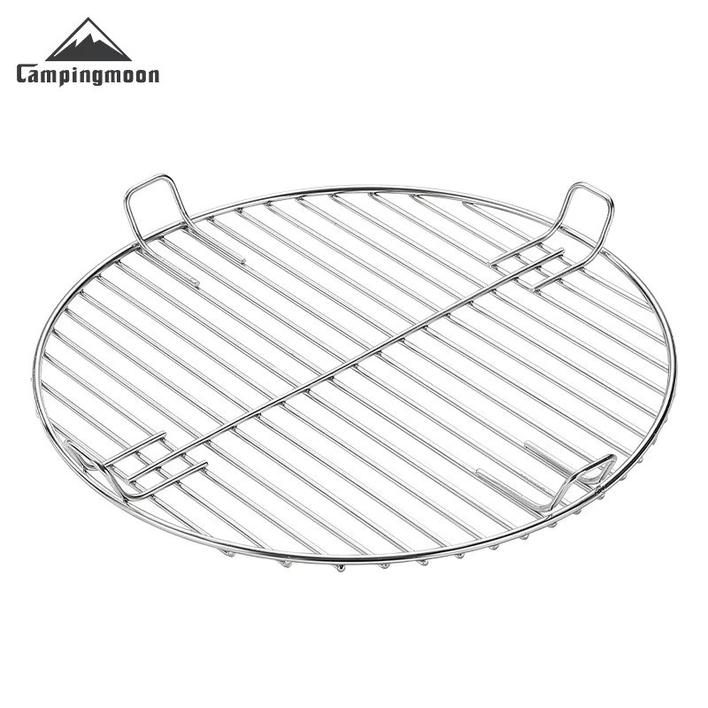CAMPINGMOON W27 Dutch Pot Bottom Mesh Backblech aus Edelstahl in Silber, rundes Dampfgitter und Schmortopfboden-Gitter - Bild 3