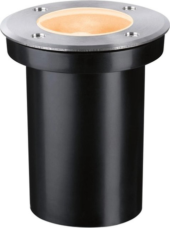 Paulmann Bodeneinbauleuchte Floor LED GU10 rund für Außenbereiche, Edelstahl/Silber, Durchmesser: 10,5 cm, Höhe: 13 cm
