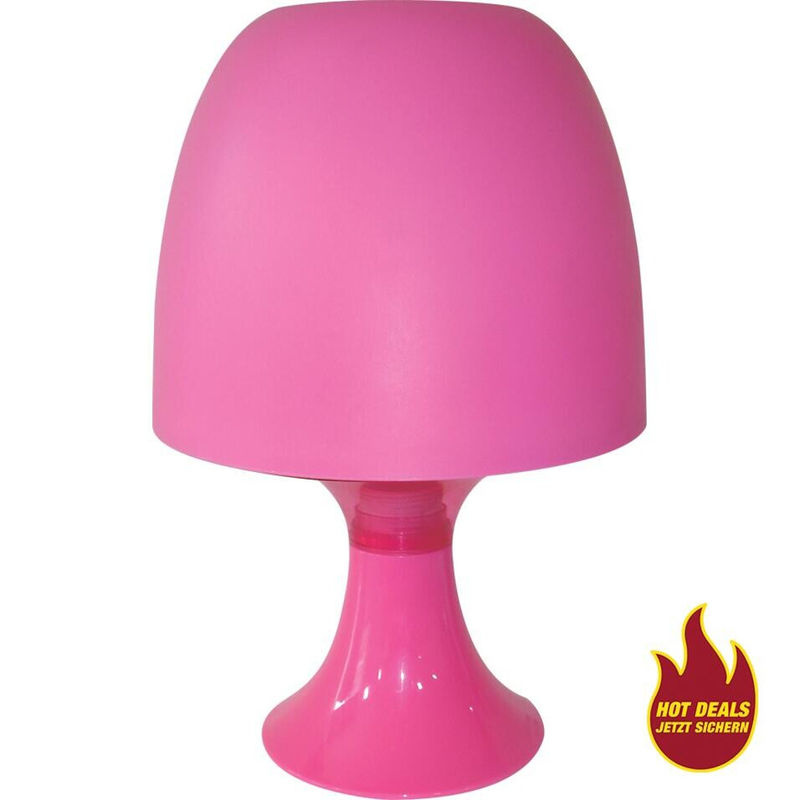 POCOline Tischleuchte Sveta in Pink aus Kunststoff mit E14 Fassung, Höhe: 24 cm - Bild 2