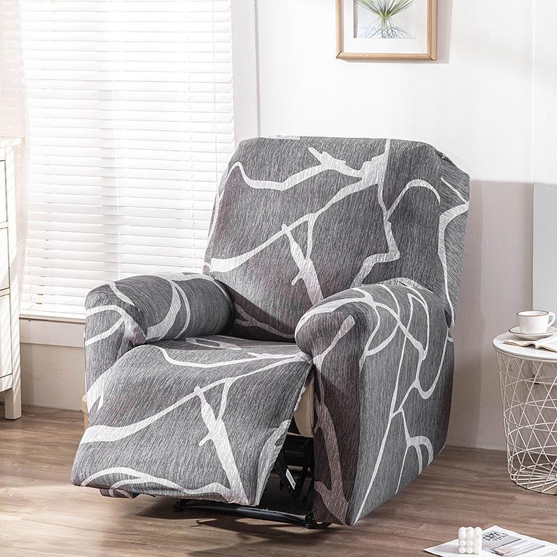 4-teiliges Set elastischer Liegesofa-Bezug für Relaxsessel und Recliner als Möbelschutz - Bild 1