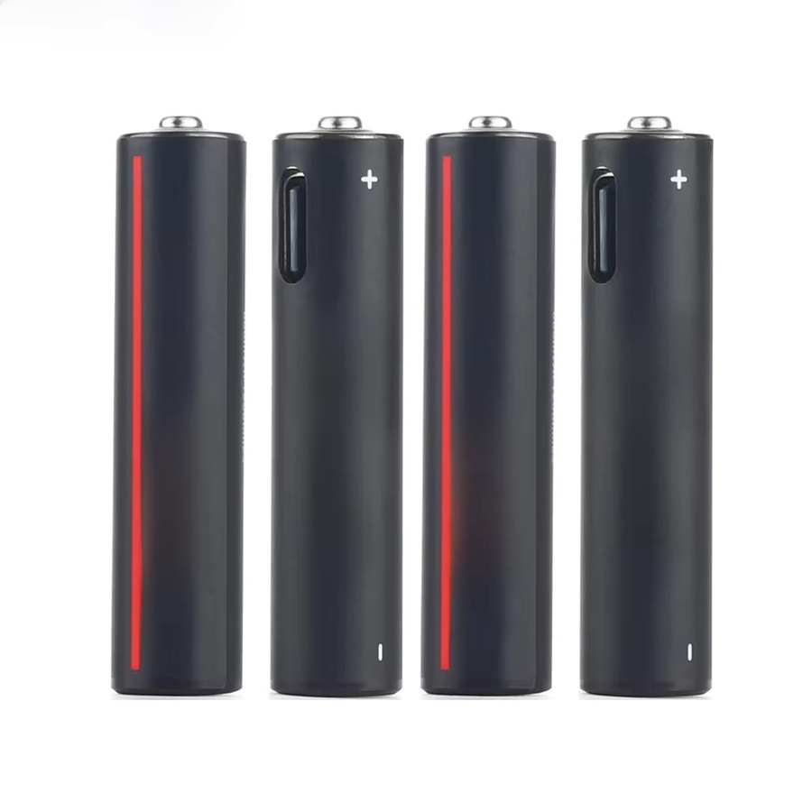 Soshine USB AAA Lithium-Batterien 1,5 V, 600 mWh, wiederaufladbar, Schwarz - Bild 5