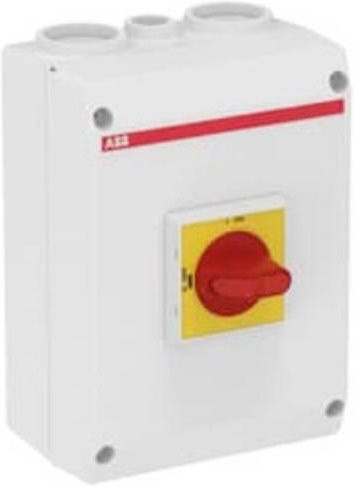 ABB Lasttrennschalter 4-polig in Rot und Weiß aus Kunststoff 1SCA022401R1220 - Bild 1