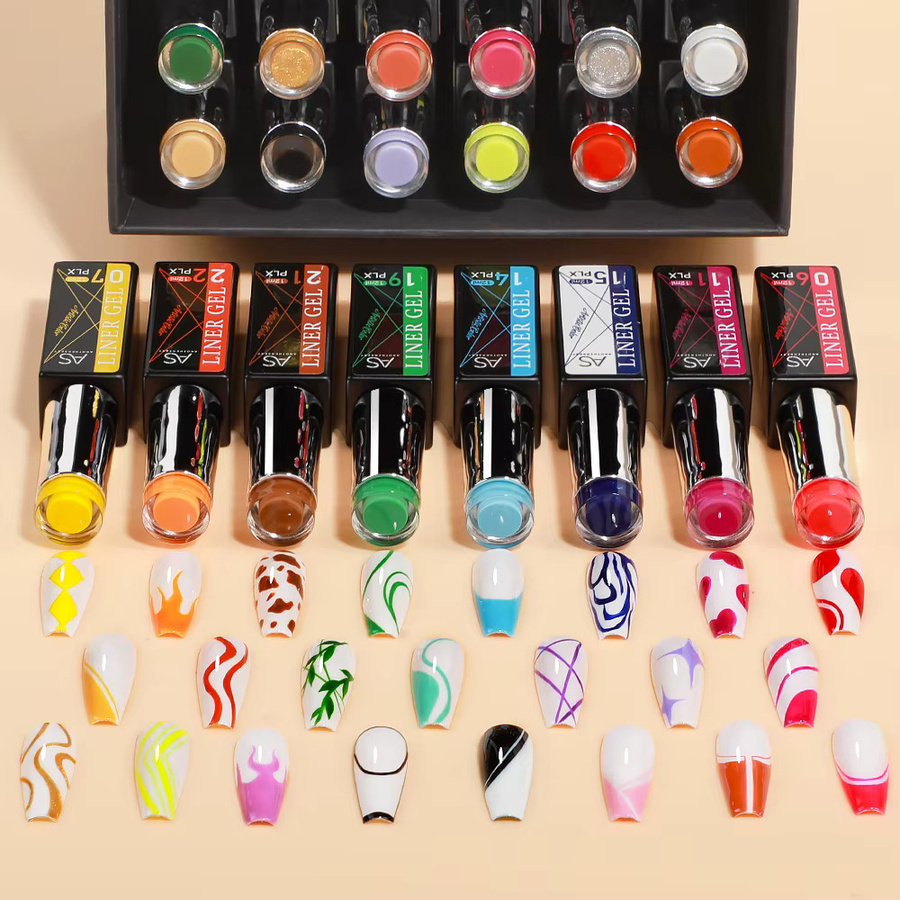 AS PLX 8 Gel-Nagellack, Glänzend, Unisex - Bild 2