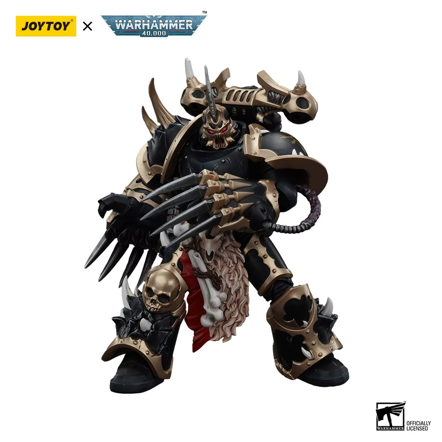 JOYTOY Warhammer 40K Chaos Space Marines Black Legion Chosen Champion, Actionfiguren, 1/18 - Bild 2