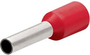 Knipex Aderendhülsen mit Kunststoffkragen in Rot und Silber - Bild 1