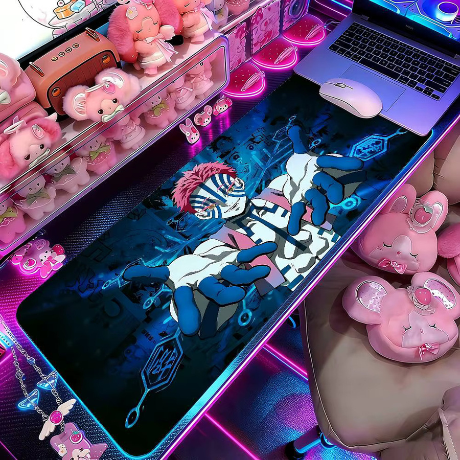 Anime Akaza Mauspad Multicolour Schreibtischunterlage für Laptop und Tastatur - Bild 3