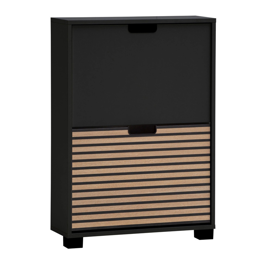 Schildmeyer Schuhkipper Ryker in Anthrazit mit 2 Klappen, B/H/T: 59,8 x 85,2 x 19,5 cm - Bild 3