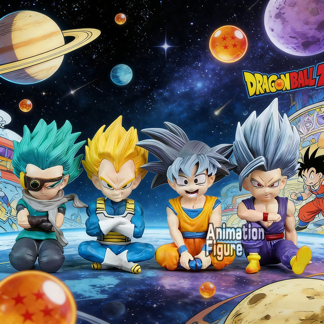 Bandai Dragon Ball Z Goku Vegeta Granola Gohan Actionfiguren, PVC-Statue, Einzelfigur - Bild 1