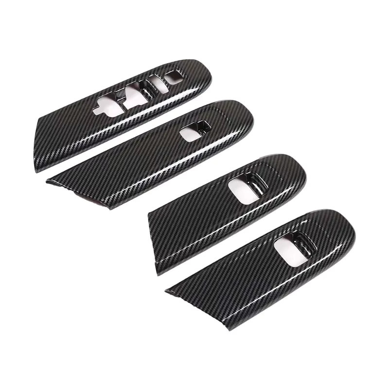 DUTRIEUX Fensterheber Schalter Abdeckung in Carbon Optik für Mercedes Benz C Klasse W206 2022-2026, Schwarz - Bild 2