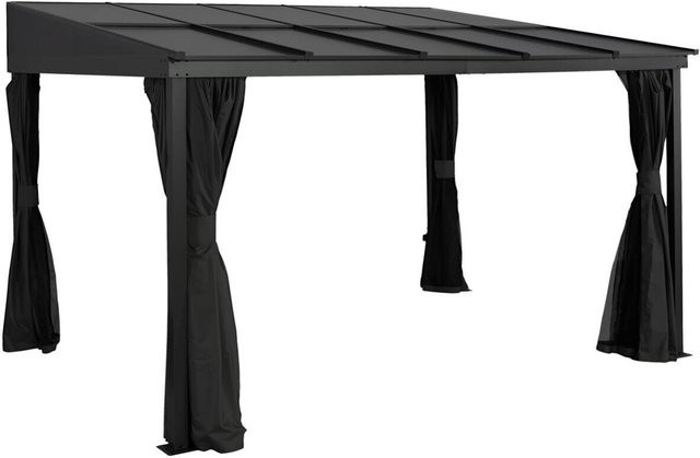 Sojag Terrassenüberdachung St. Barth in Anthrazit mit B/H/T: 364 x 240 x 296 cm - Bild 3