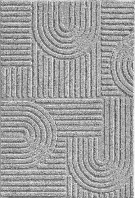 Ayyildiz Kurzflorteppich Art Boho-Design Silber B: 280 cm, T: 370 cm - Bild 1