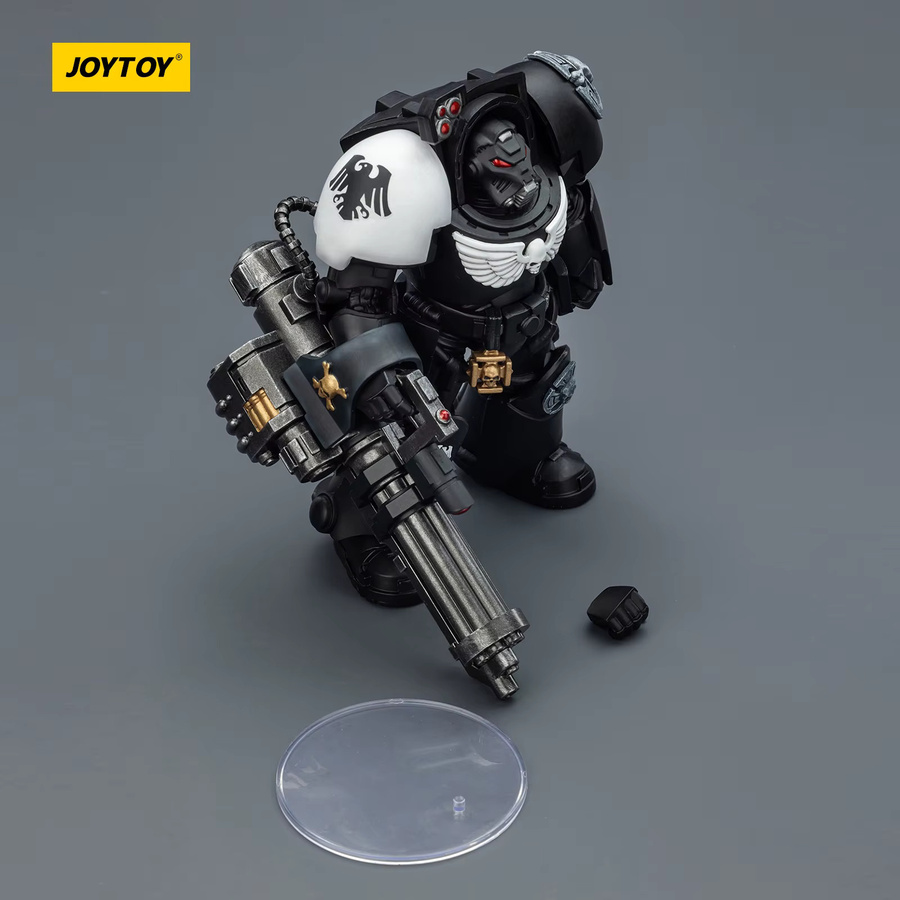 JOY TOY Warhammer 40k Varek Raven Guard Terminator Space Marine, Actionfigur, 1/18, Heavy Assault Cannon - Bild 2