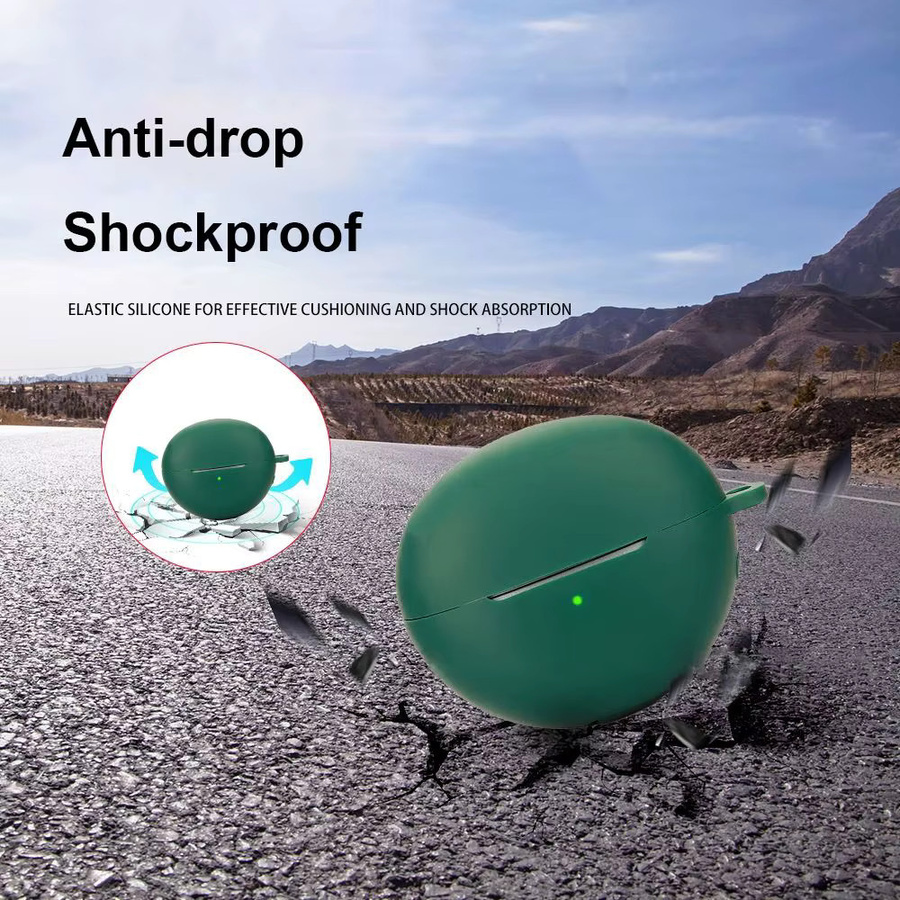 Silikon Schutzhülle für Haylou X1 2024 in Blau, wasserdichte und staubdichte Anti-Drop Hülle für drahtlose Kopfhörer - Bild 4