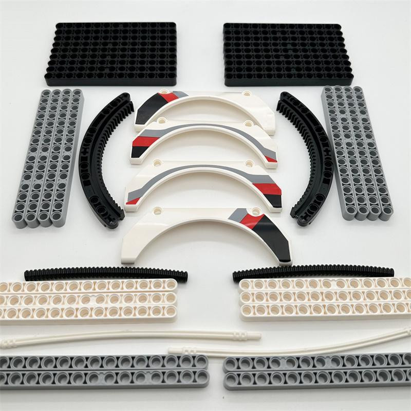 Yiran Toy MOC Technische Bauteile Steine Pin Hebearm Noppenloser Träger Achsverbinder Platte Auto Spielzeug - Bild 5