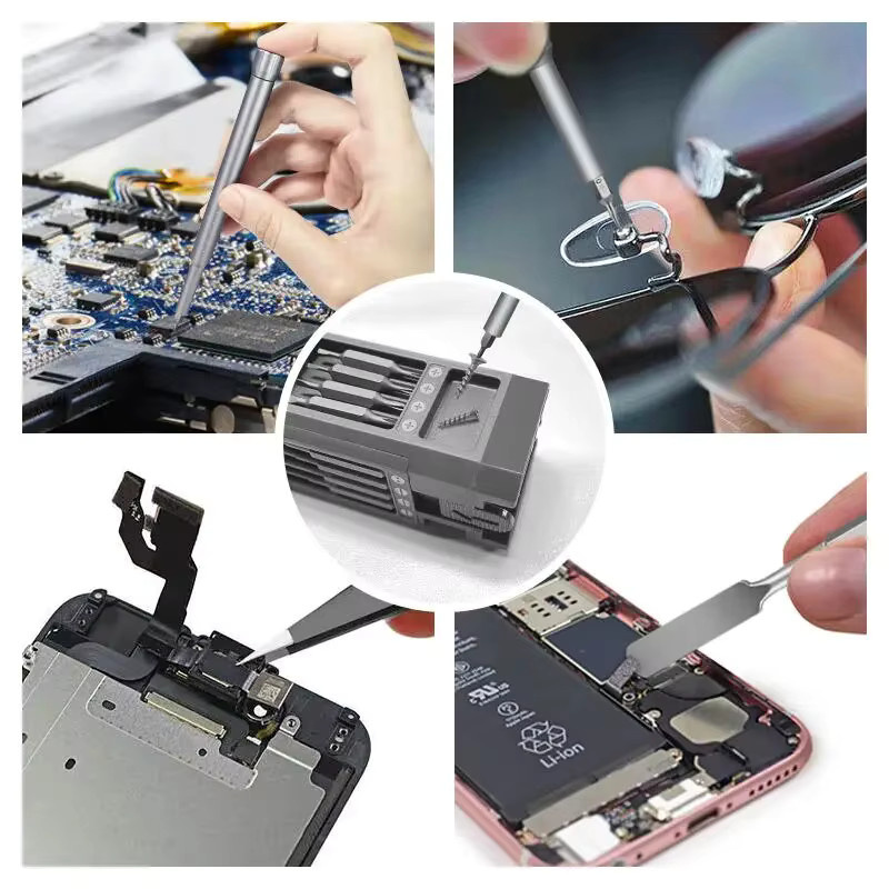 Galacok 71-in-1 Präzisions-Schraubendreher-Set mit magnetischen Torx- und Sechskant-Bits in Grau - Bild 5
