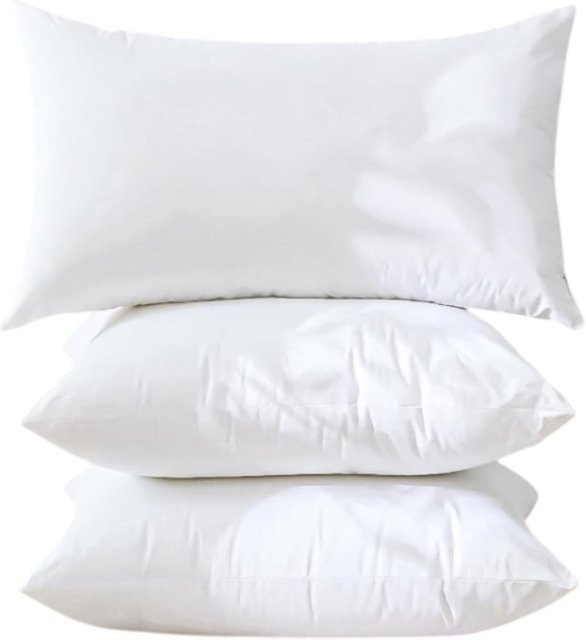 Dekorativer Kissen-Einsatz von inyahome in Weiß, weich und flauschig, erhältlich in den Maßen B: 30 cm x H: 50 cm, B: 45 cm x H: 45 cm oder B: 50 cm x H: 50 cm - Bild 1