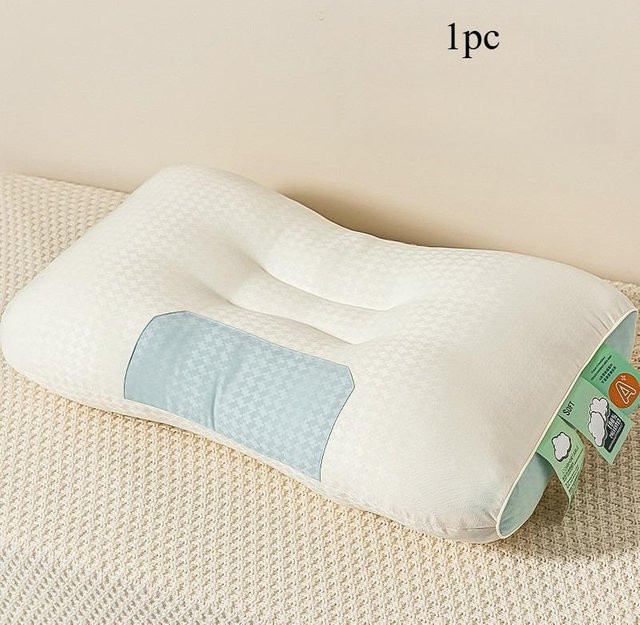 VRZONE Hotelkissen Zweifarbiges Schlafkissen Nackenkissen in Weiß B/H: 74 x 48 cm - Bild 1