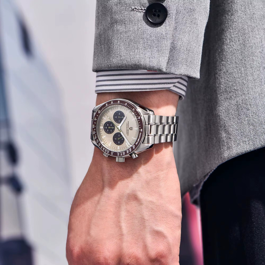 PAGANI DESIGN Chronograph, Quarz, Edelstahl, Saphirglas, Herren - Bild 3