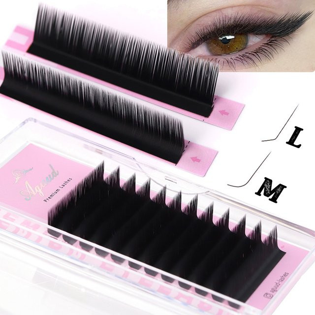 AGUUD Künstliche Wimpern, Kaschmir-Wimpernverlängerung, Russisches Volumen - Bild 1