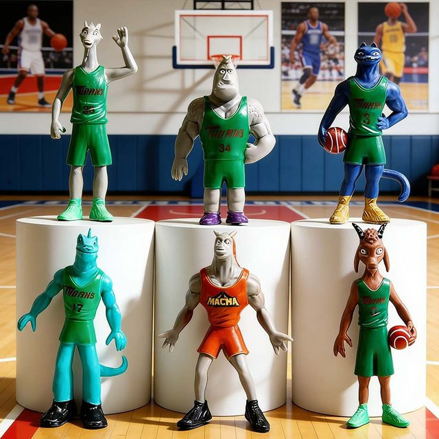 Bandai Miracle Dream Team Anime-Figuren, Action-Modell, PVC, Kunststoff - Bild 1