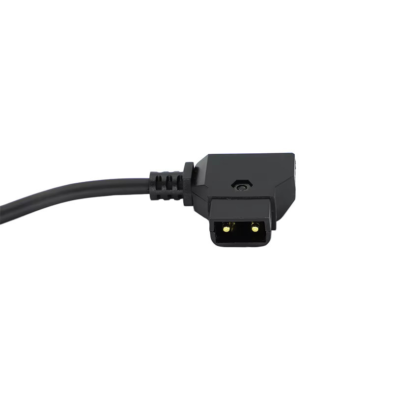 JCD DTap auf DC 5,5 x 2,5 mm und 2,1 mm Monitor-Stromkabel mit rechtwinkligen Anschlüssen in Schwarz für BMCC und BMPC - Bild 3