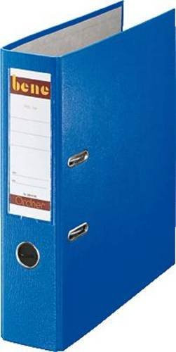 Bene Briefordner DIN A4 aus Kunststoff, Blau, Rückenbreite: 8 cm - Bild 1
