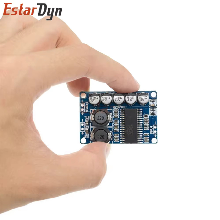 Estardyn TDA8932 Mono-Verstärkerplatinenmodul, 35 W digitaler Klasse-D-Verstärker für DIY-Lautsprecher und Subwoofer, Blau - Bild 3