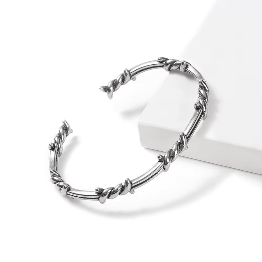 NORTHMAN Armband Edelstahl, Twisted Knotted, Unisex - Bild 2