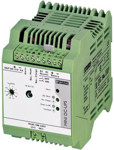 Phoenix Contact MINI-DC-UPS/12DC/4 2866598 Industrielle USV-Anlage für DIN-Rail in Grün - Bild 1