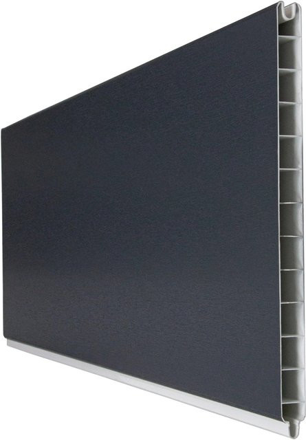 GroJa BasicLine Einzelprofil Anthrazit, PVC-beschichtet, B: 180 cm, T: 30 cm, H: 19 cm - Bild 1