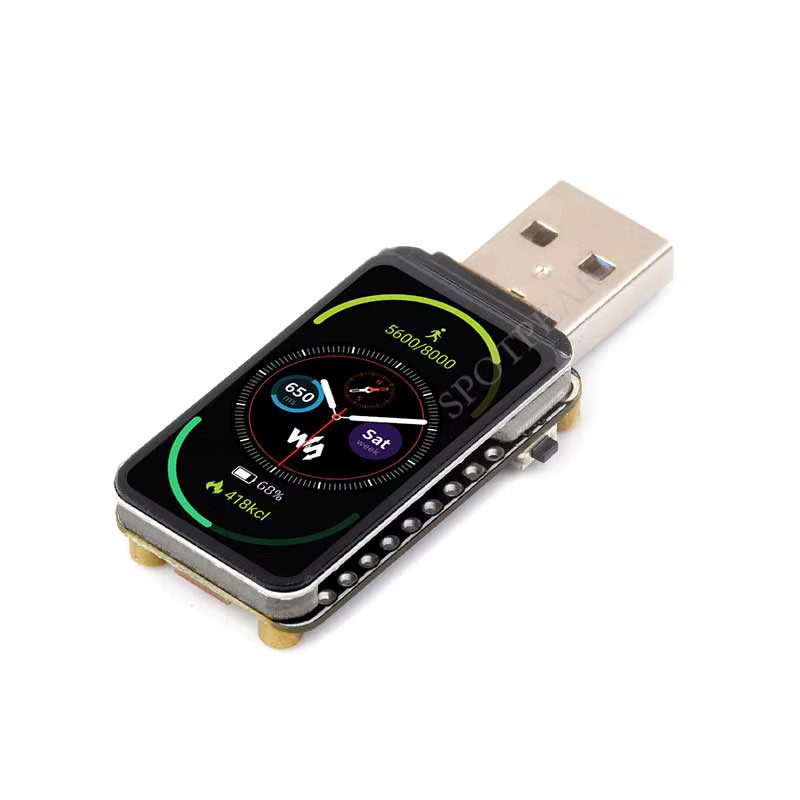 Waveshare ESP32-S3 LCD-Display mit 1,47 Zoll, 172 x 320 Pixeln, RGB-Farbe in Schwarz, unterstützt WLAN und Bluetooth - Bild 2