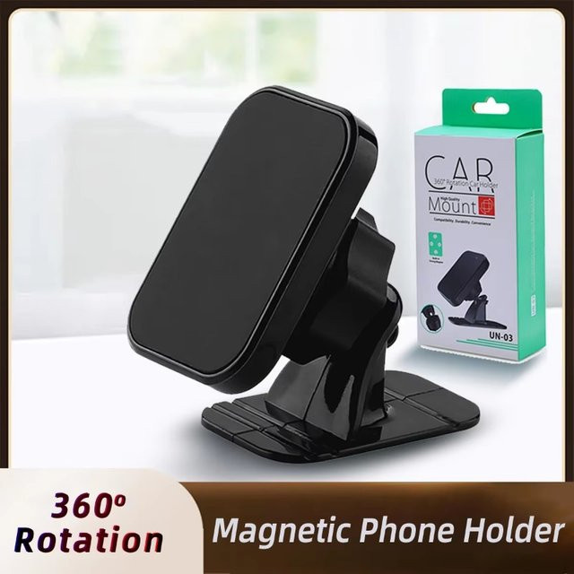 VIKEFON Magnetische Autotelefonhalterung für die Lüftung, Universal Handyhalterung in Schwarz für iPhone, Samsung und Xiaomi - Bild 1