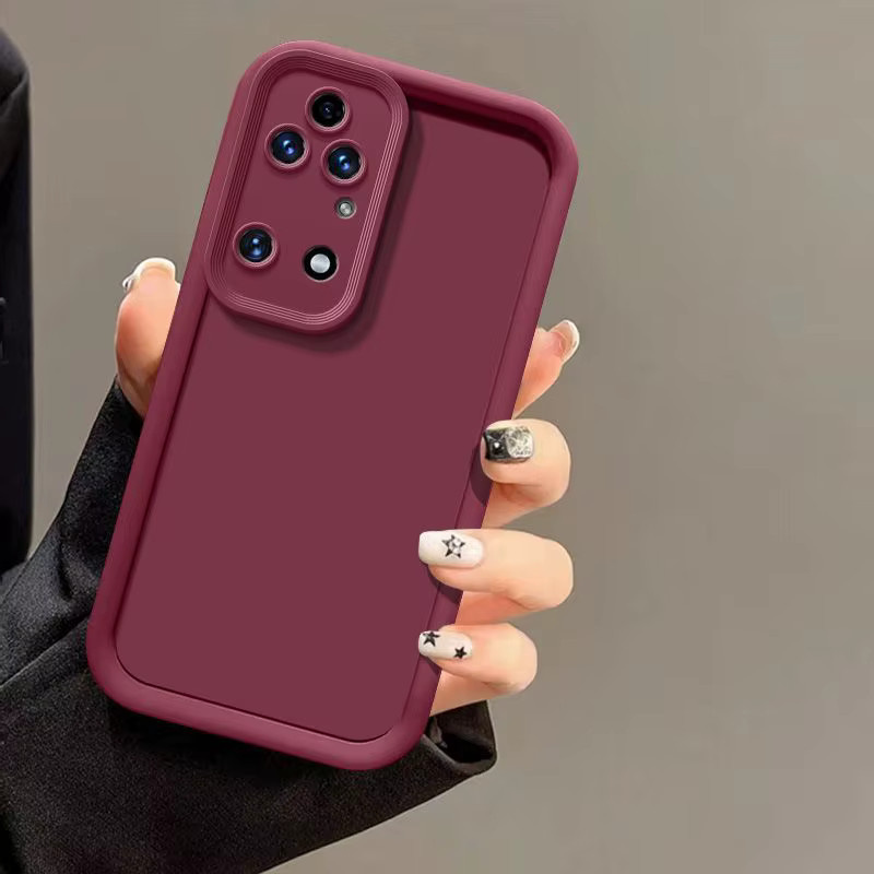 Luxus Softcover für Huawei P50, P50 Pro 5G und P50e in Schwarz mit mattem Candy-Finish und Anti-Fall-Schutz - Bild 2